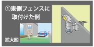 ガレージ付近の防犯カメラ映像